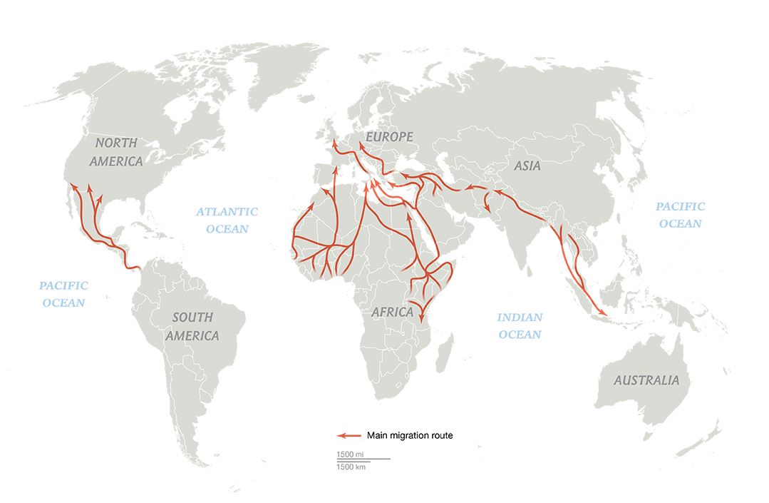 The World’s Congested Human Migration Routes in 5 Maps IOM Blog
